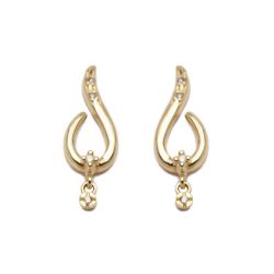 Brinco Gota com Brilhantes em Ouro 18 Kilates - 22850